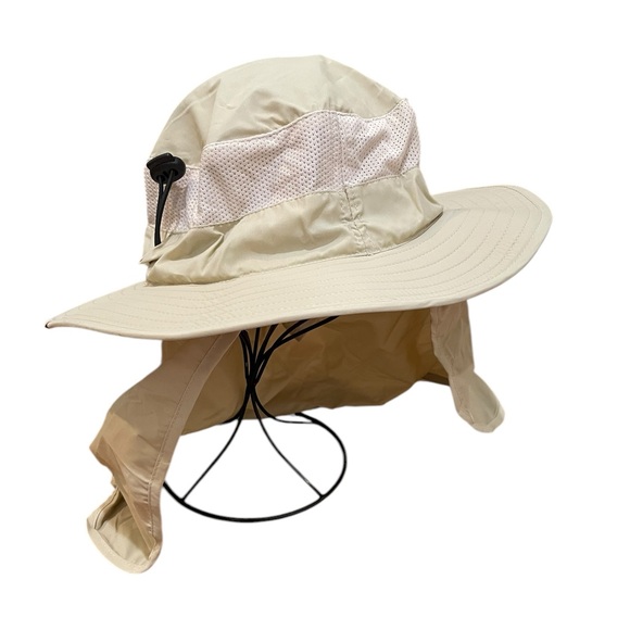 Tough Outfitters Safari Fishing Bucket UPF50 Khaki Hat - Picture 1 of 6